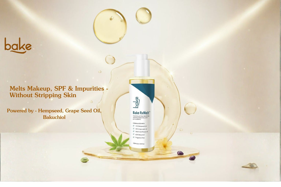 BAKE RxMelt™ Cleansing Oil: Your Daily Ritual for Effortless Makeup Removal & Skin Barrier Repair