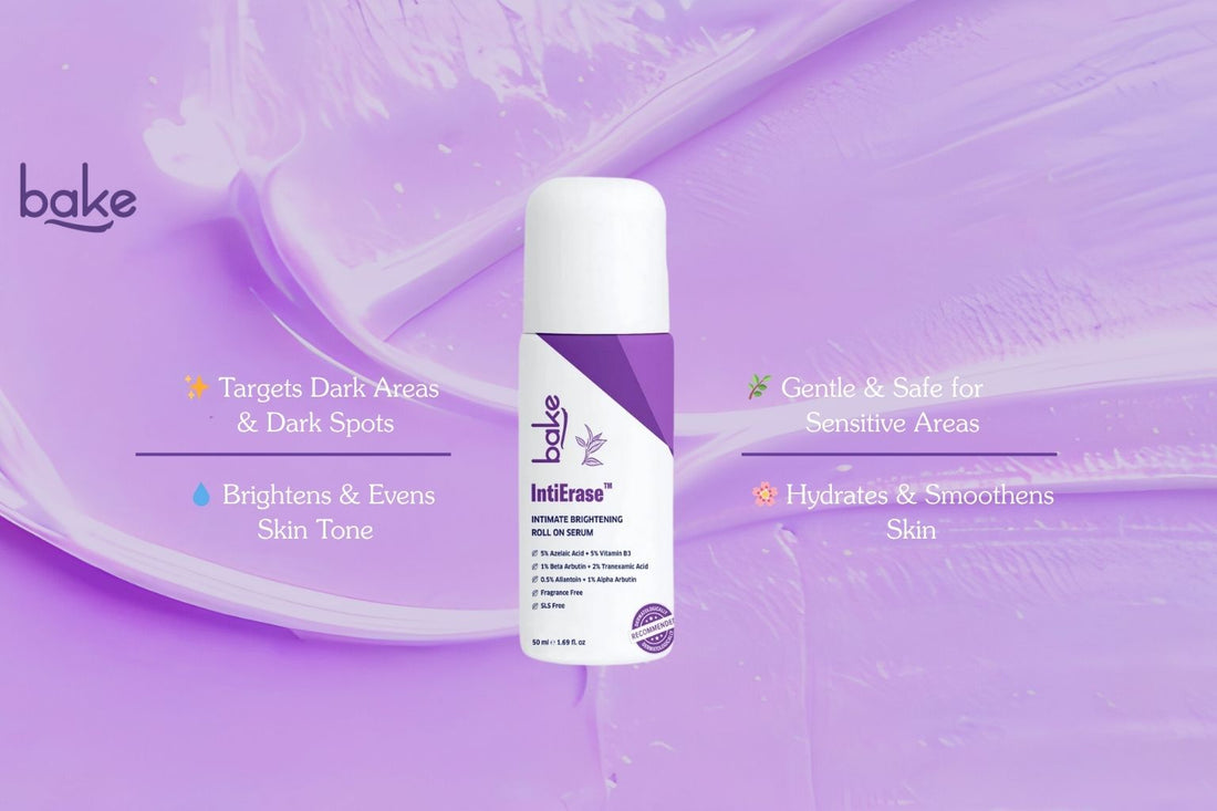 BAKE IntiErase™ Intimate Brightening Roll-On Serum — Gentle, Effective Brightening for Sensitive Areas