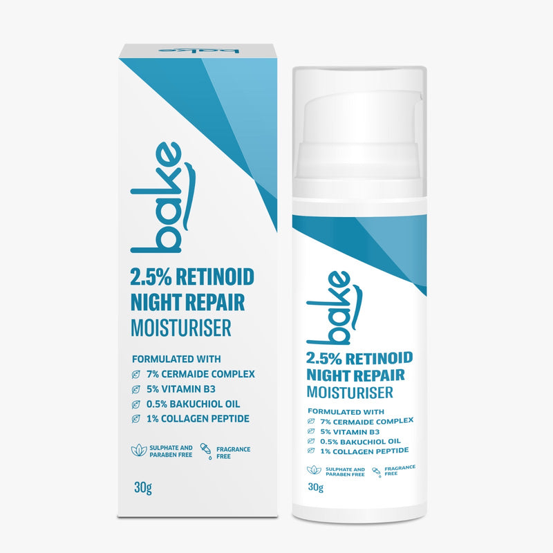 2.5% Retinoid Night Cream Bakuchiol Oil