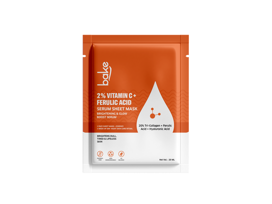 2% Vitamin C + Ferulic Acid Serum Sheet Mask
