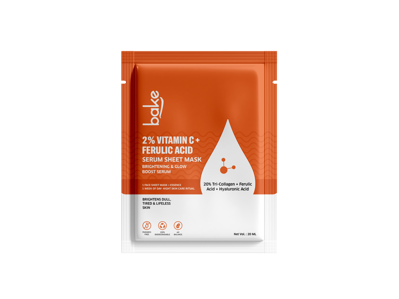 2% Vitamin C + Ferulic Acid Serum Sheet Mask
