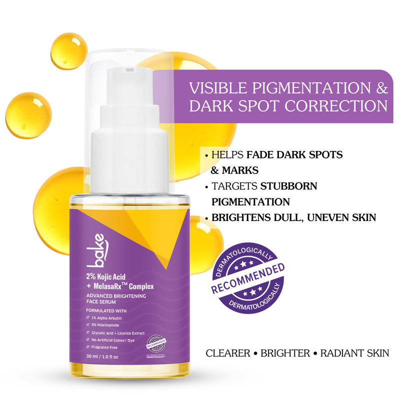 2% Kojic Acid Brightening Serum for Dark Spots & Pigmentation (30ml)