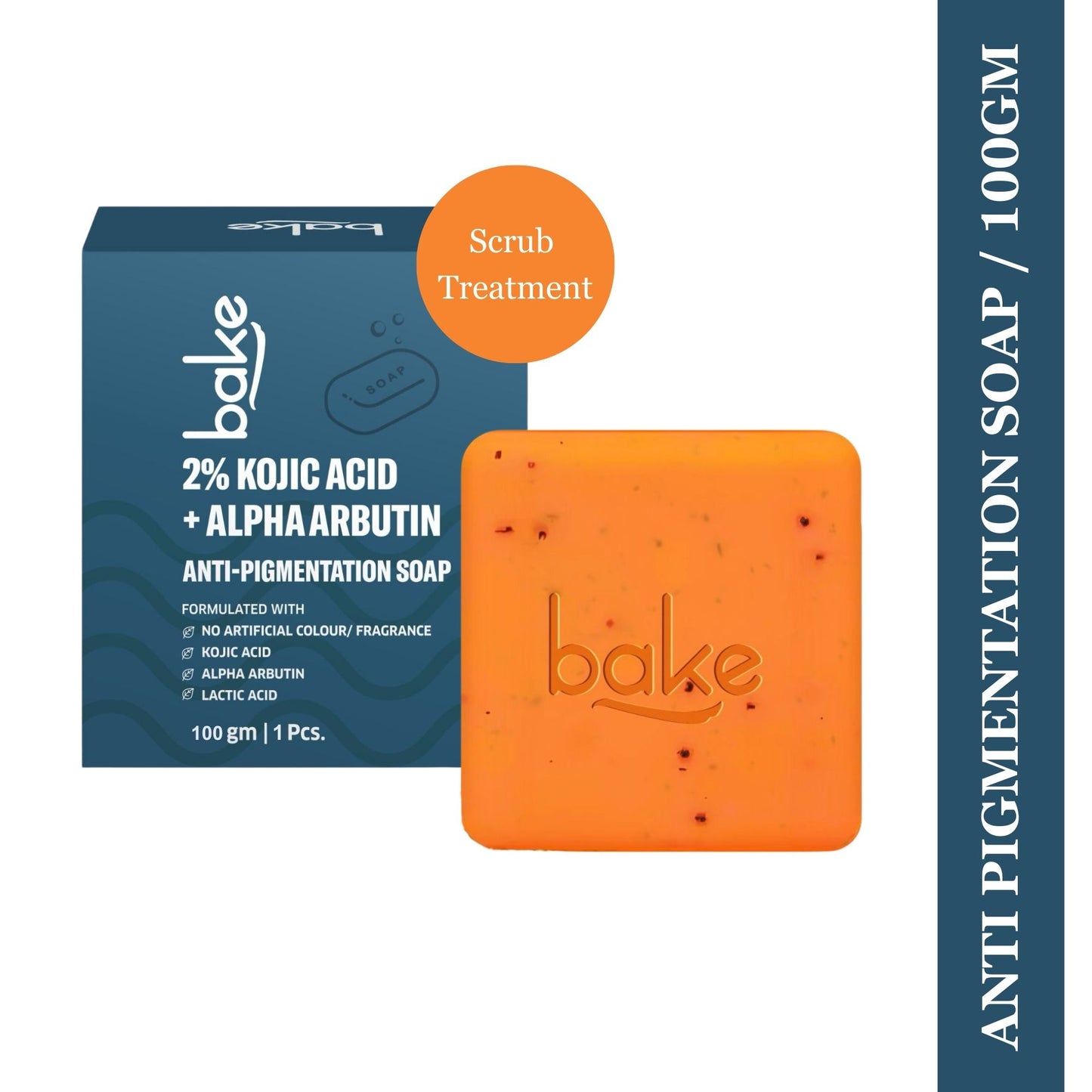 BAKE 2% Kojic Acid Scrub Treatment Soap (1 Pcs)