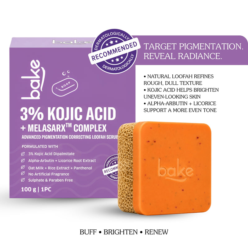 3% Kojic Acid Loofah Soap with MelasaRx™ Complex