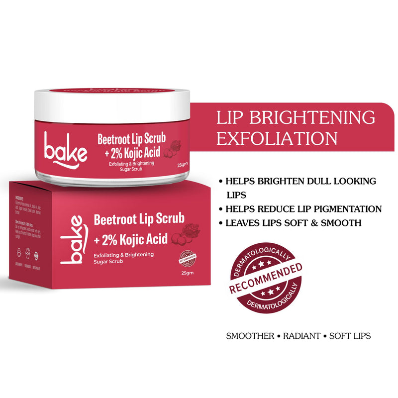 2% Kojic Acid Beetroot Lip Scrub