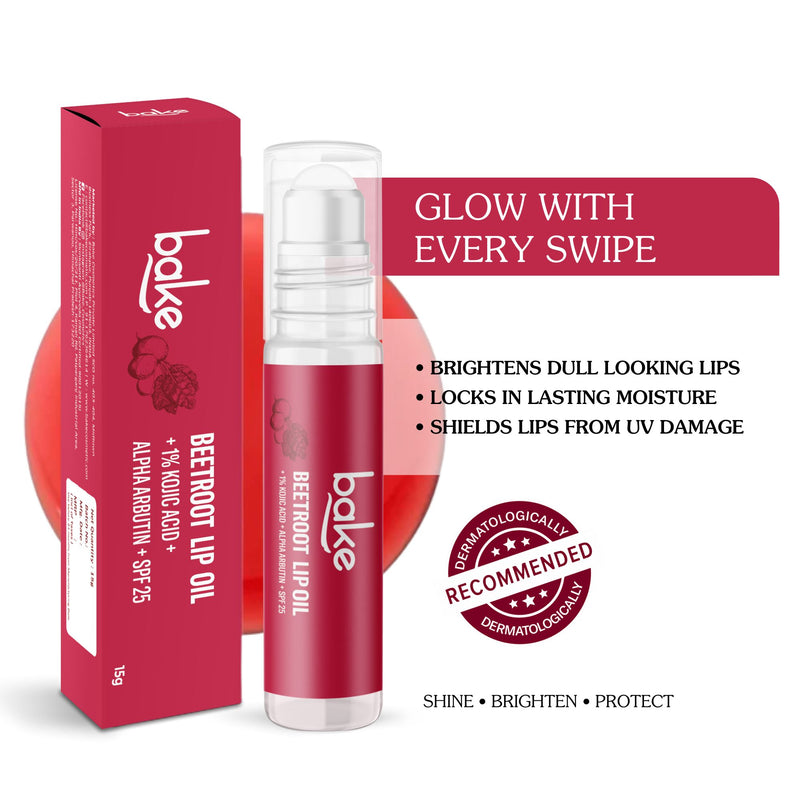 1% Kojic Acid + Alpha Arbutin Beetroot Tinted Lip Oil
