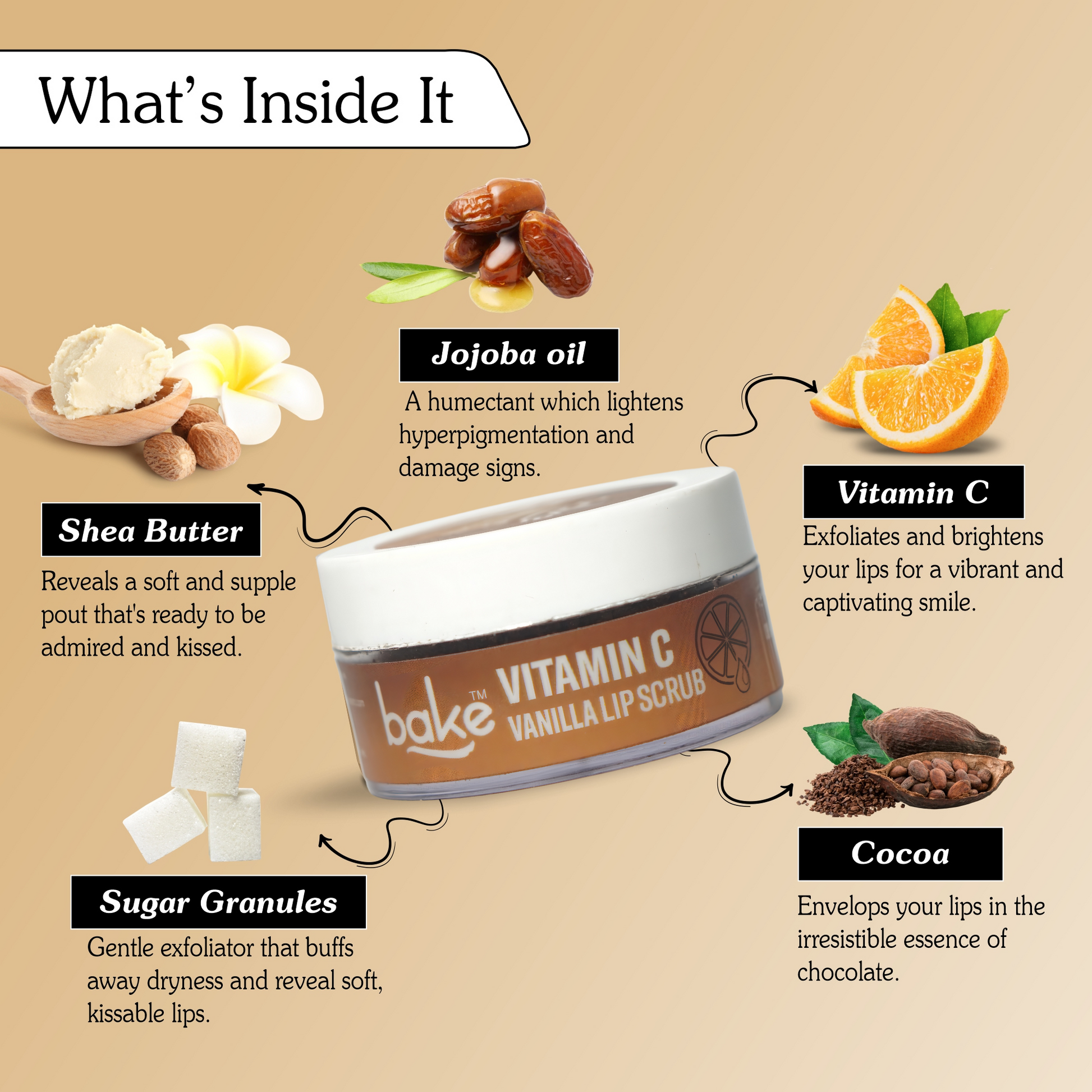 VITAMIN C VANILLA LIP SCRUB