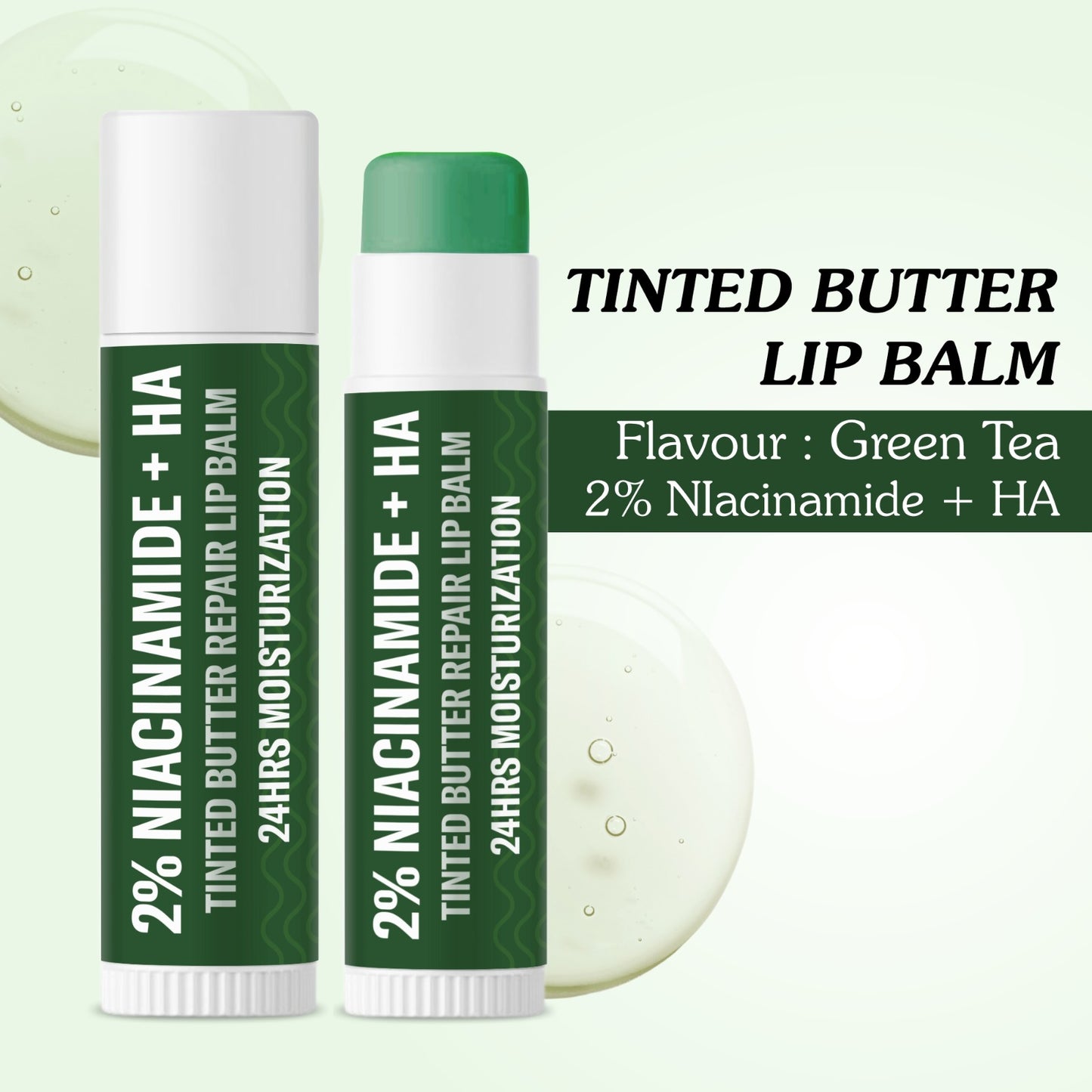 2% Niacinamide + Hyaluronic Acid Tinted Butter Brightening Lip Balm