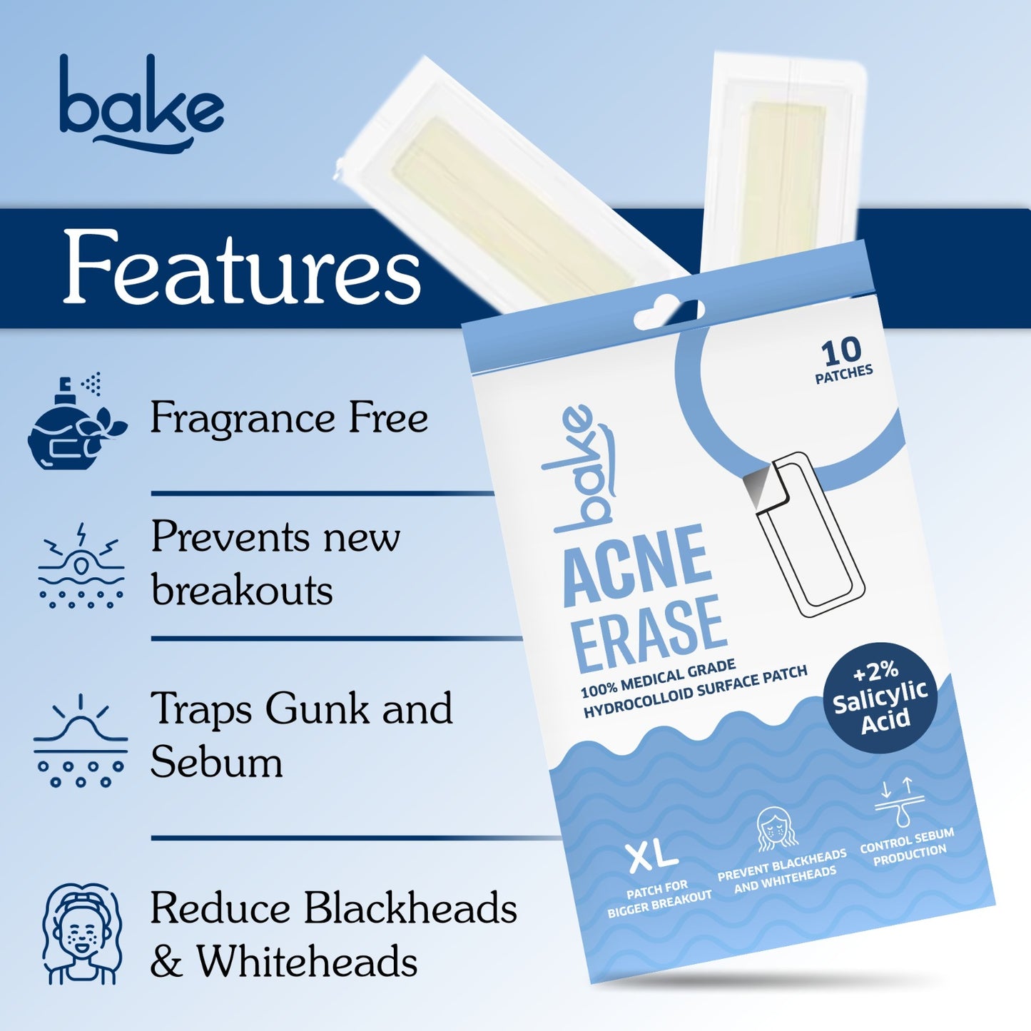 2% Salicylic Acid Pore Erase Nose Strips