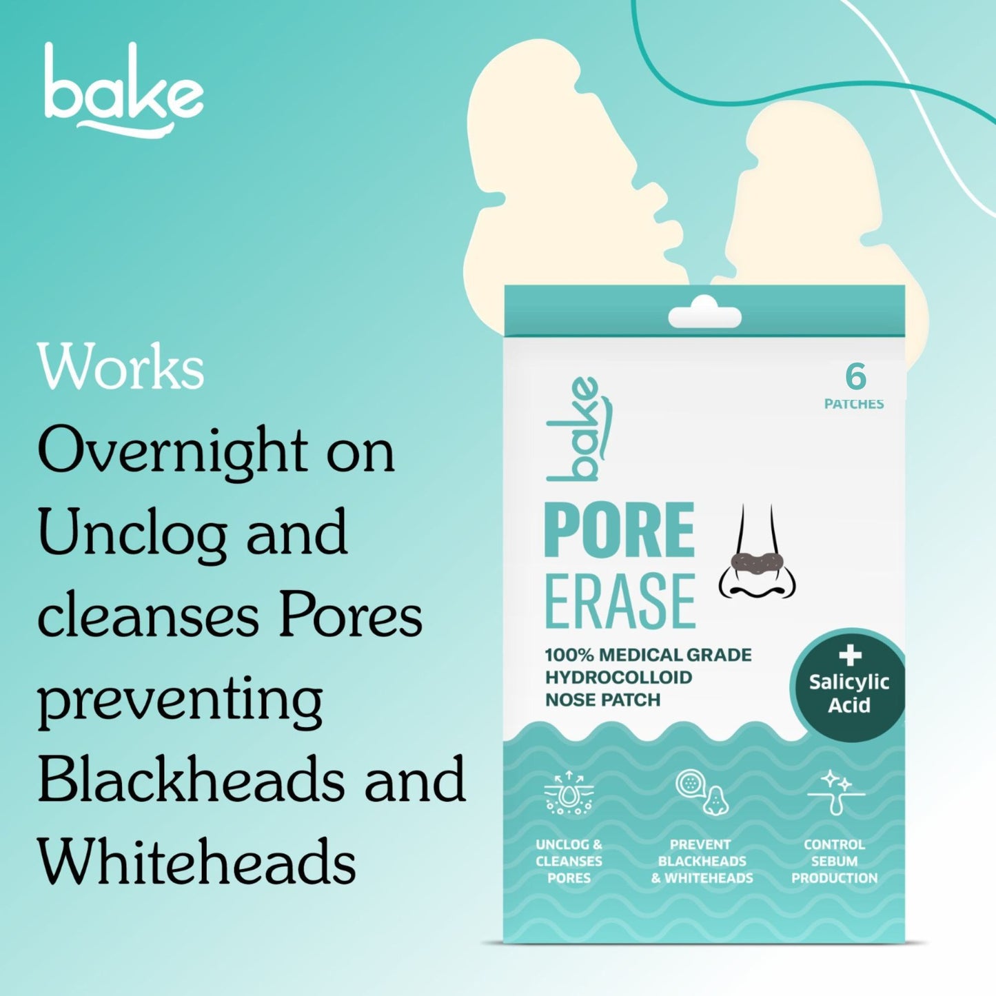 2% Salicylic Acid Pore Erase Nose Strips