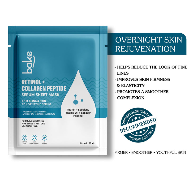 Retinol + Collagen Peptide Serum Sheet Mask