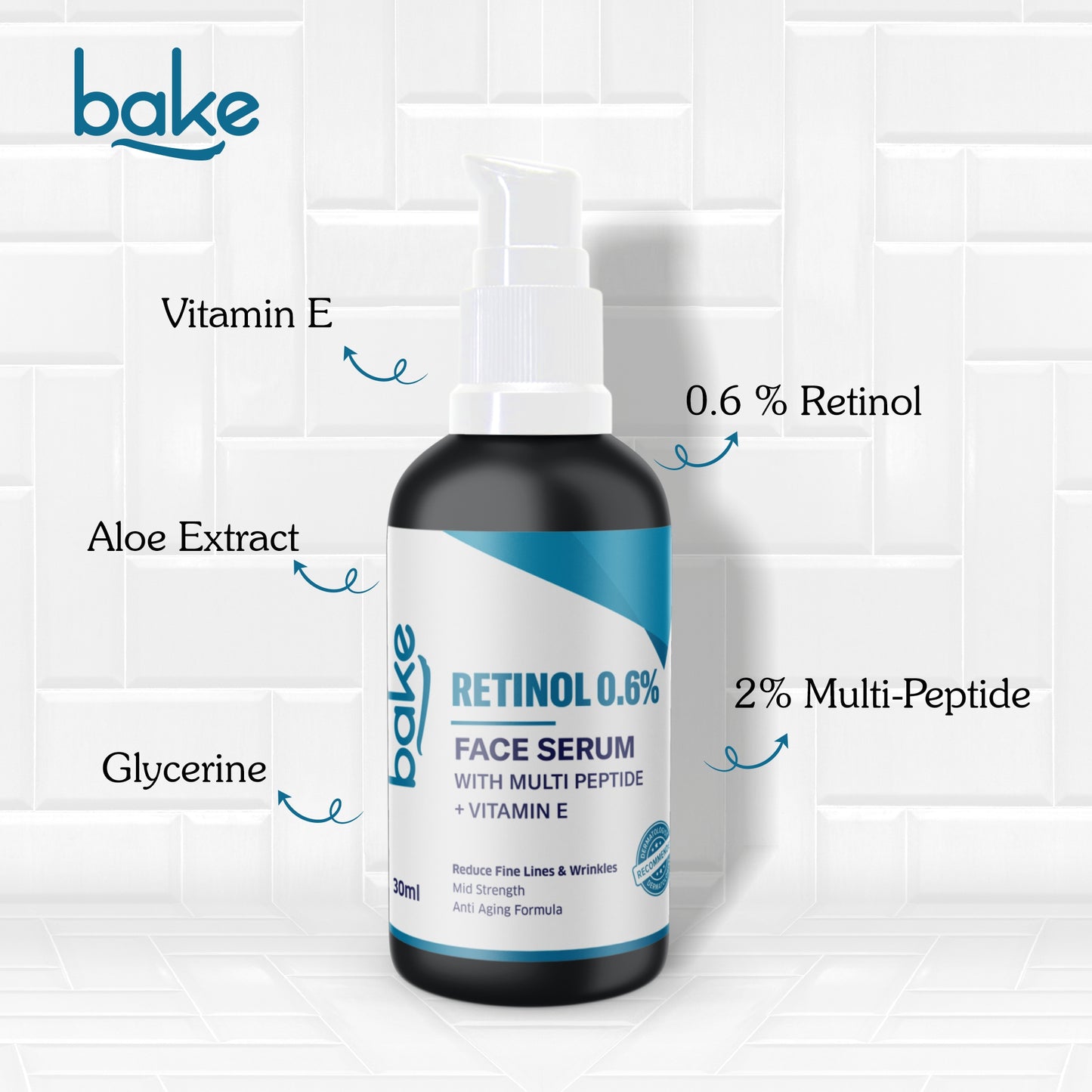0.6% Retinol Serum with Multi Peptides