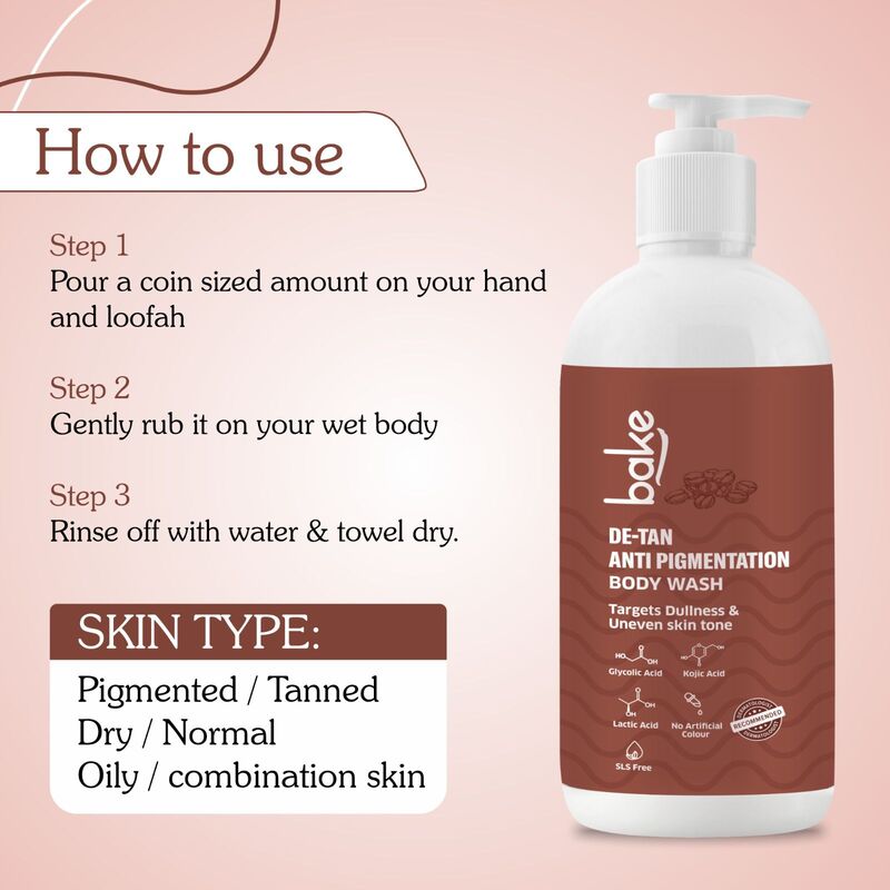 De-Tan Anti Pigmentation Coffee Body Wash