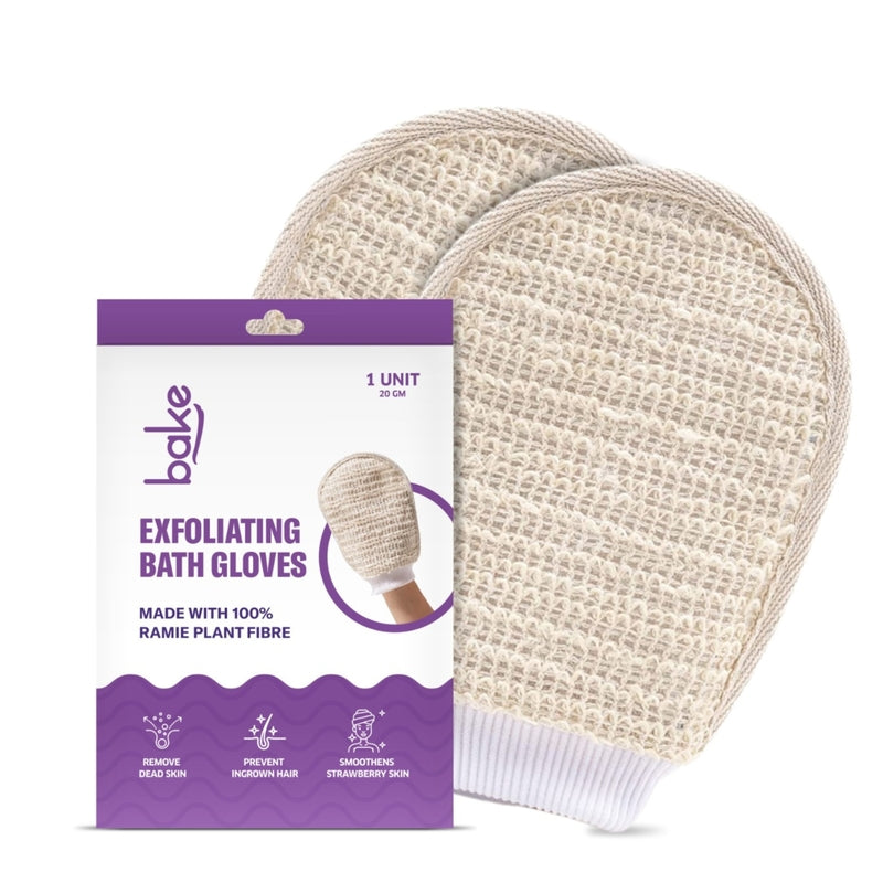 BAKE Exfoliating Bath Glove with Ramie plant Fibre