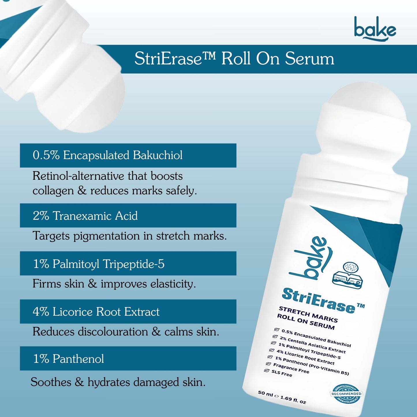 StriErase™ Stretch Marks Removal Roll On Serum