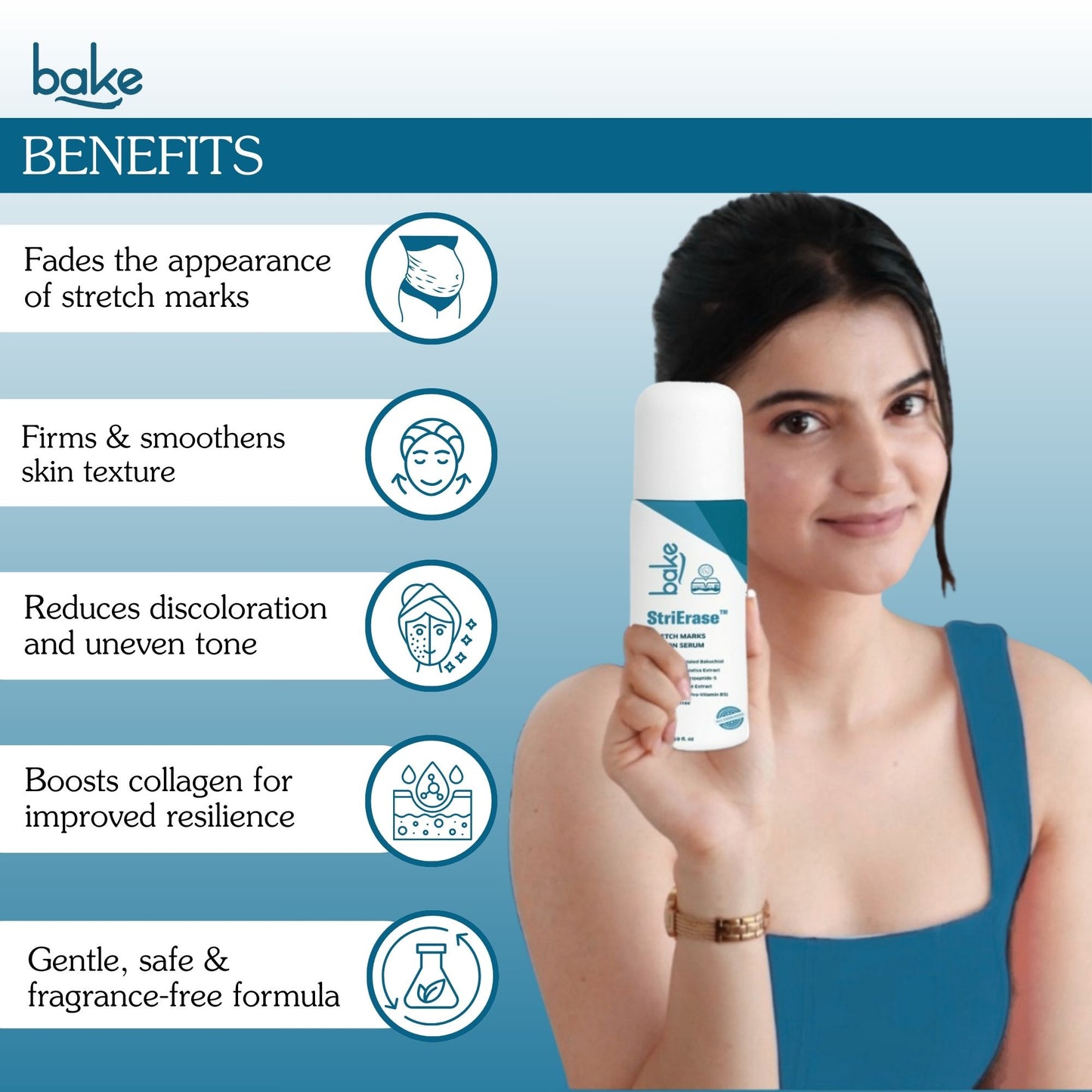 StriErase™ Stretch Marks Removal Roll On Serum