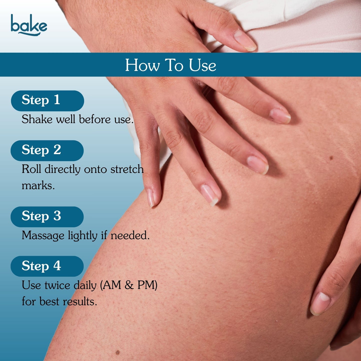 StriErase™ Stretch Marks Removal Roll On Serum