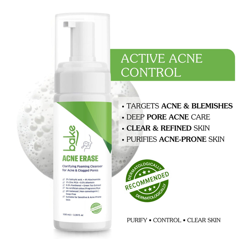 Acne Erase Foaming Face Wash