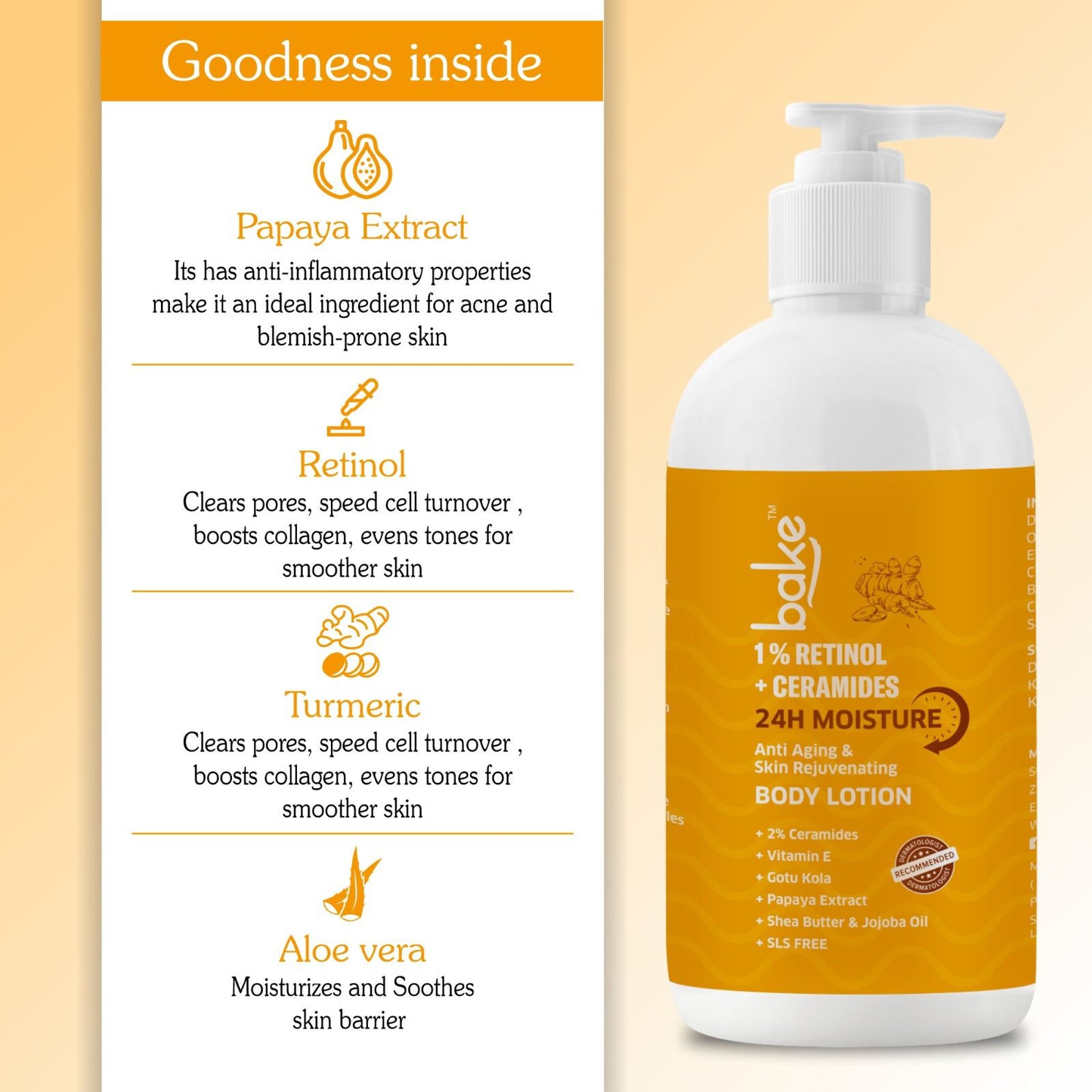 1% Retinol + Turmeric Body Wash