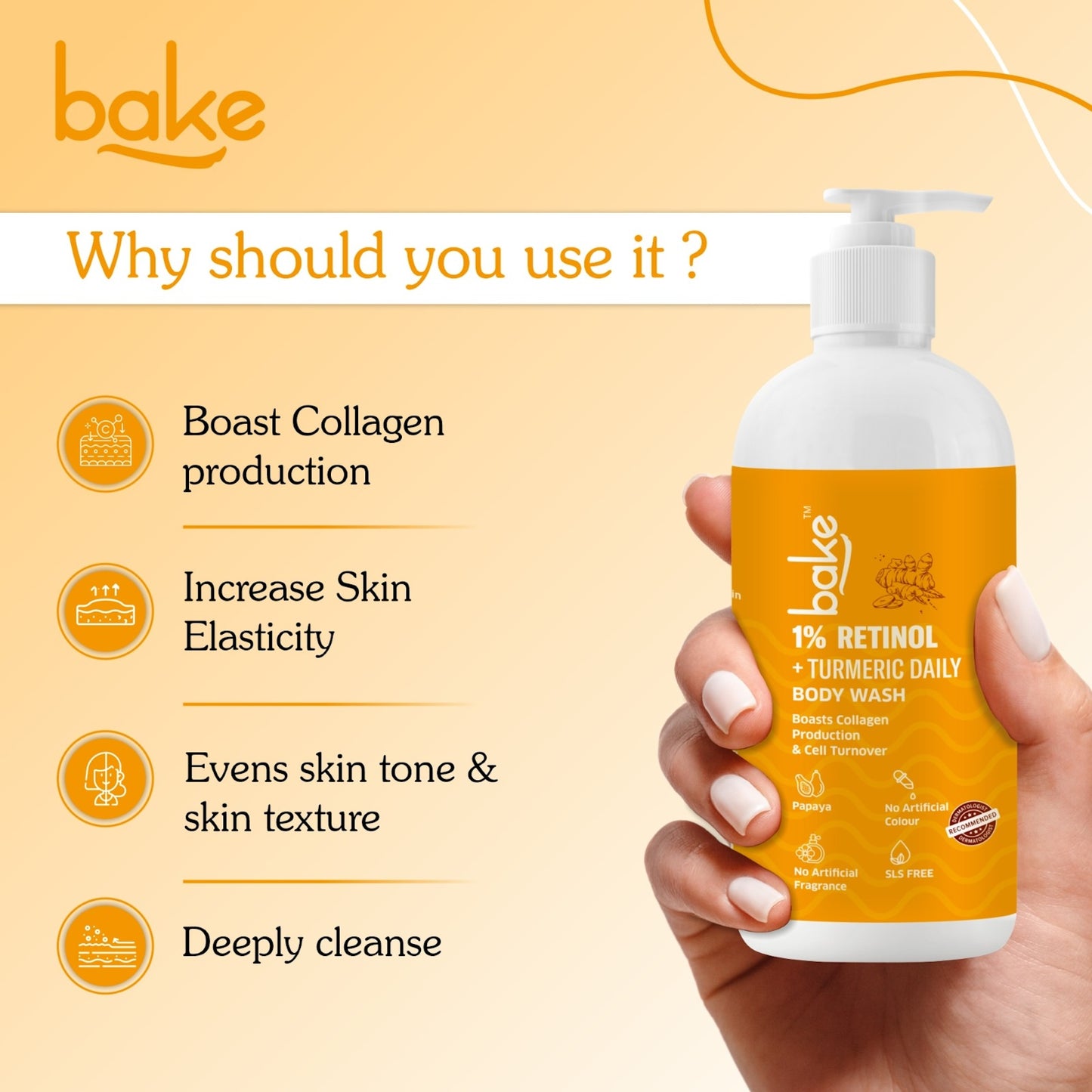 1% Retinol + Turmeric Body Wash