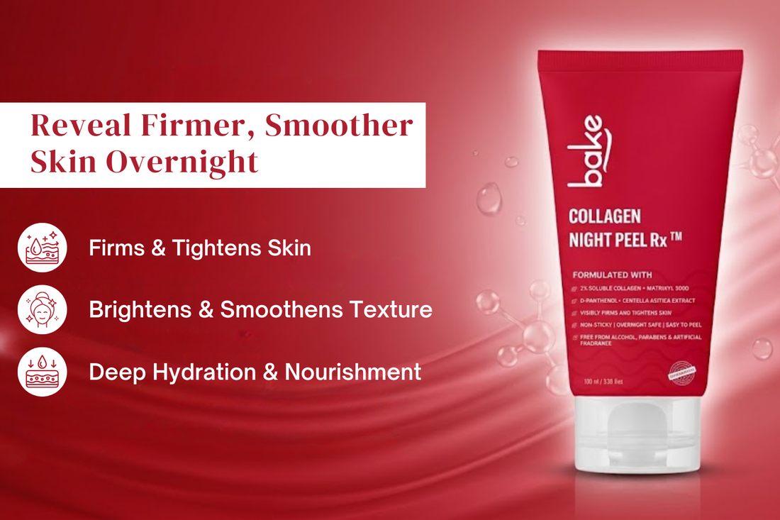 BAKE Collagen Peel Off Mask | The Ultimate Overnight Firming & Brightening Treatment