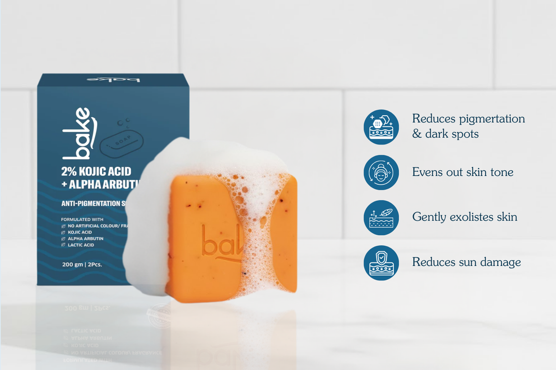 Bake 2% Kojic Acid Scrub Treatment Soap: Advanced Solution for Pigmentation, Dark Spots & Uneven Skin Tone