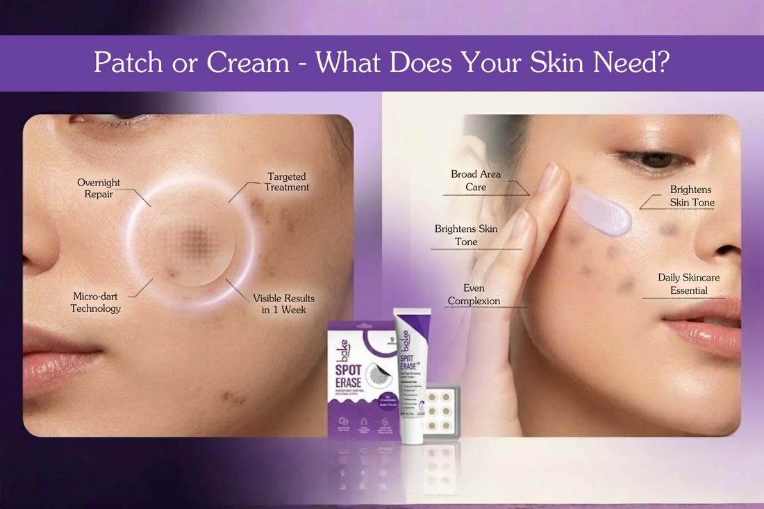 Dark Spot Patches vs Dark Spot Cream - Which Works Better?
