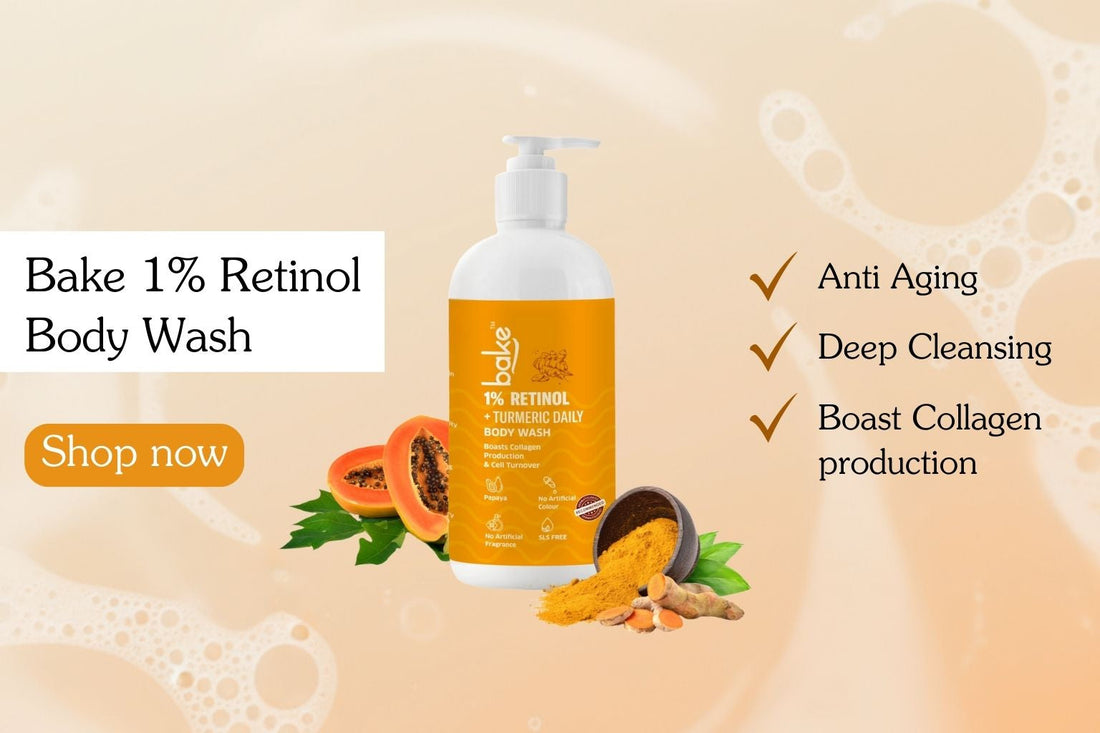 Bake 1% Retinol Body Wash: Advanced Anti-Aging Care for Smooth, Even & Youthful Skin