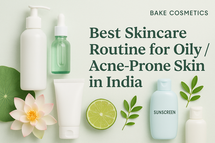 Best Skincare Routine for Oily & Acne-Prone Skin in India | Bake Cosmetics