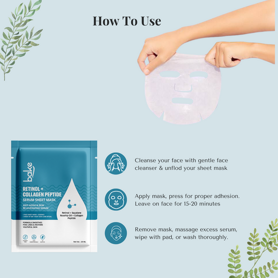 Retinol + Collagen Peptide Serum Sheet Mask