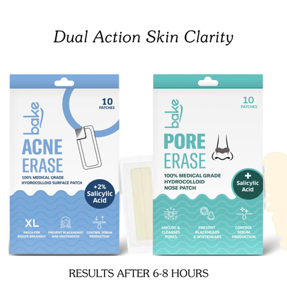 Acne Erase & Pore Clean Hydrocolloid Patches Combo