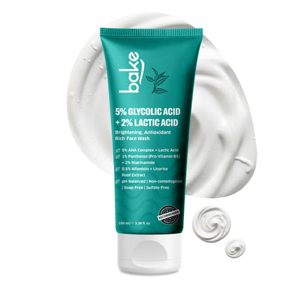 5% Glycolic Acid + 2% Lactic Acid Daily Face Wash