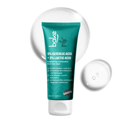 5% Glycolic Acid + 2% Lactic Acid Daily Face Wash