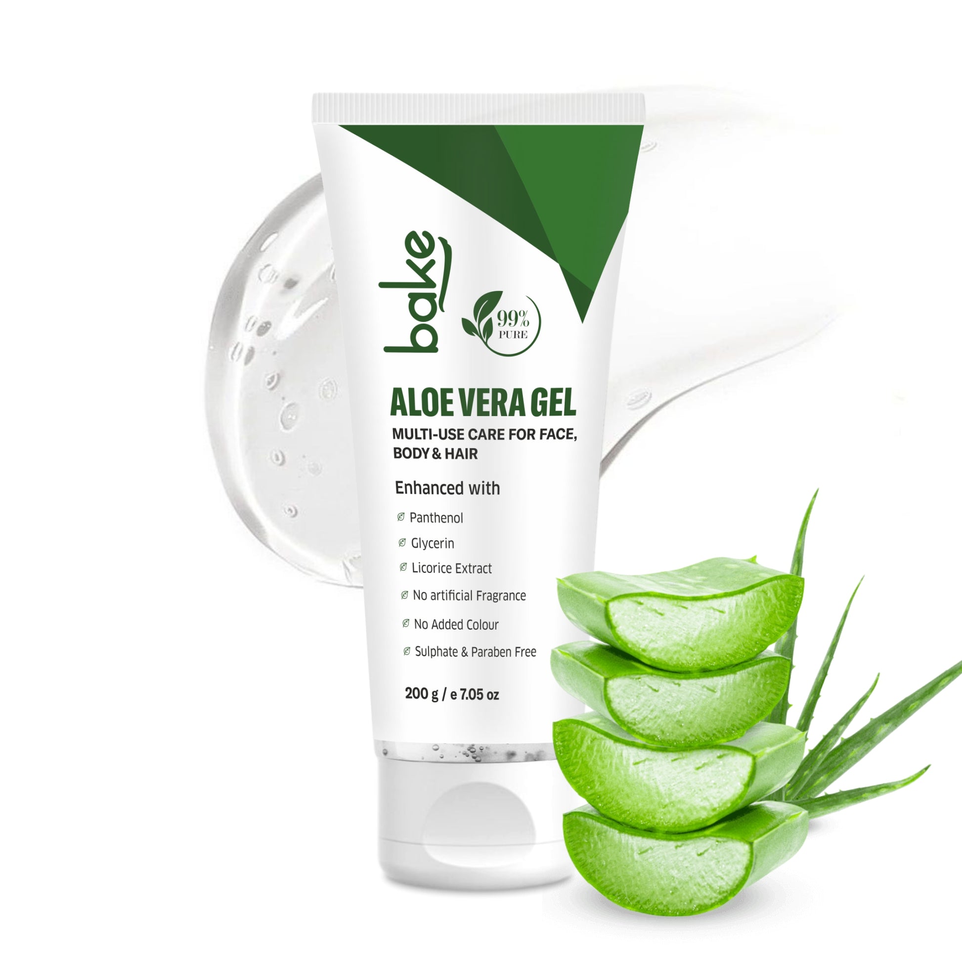 aloe vera plant face care 99% Pure Multi-Use Aloe Vera Gel for Face, Body & Hair