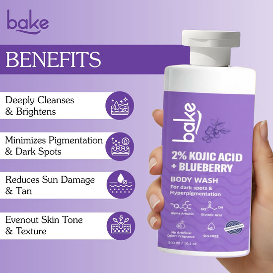 2% Kojic Acid + Blueberry Body Wash