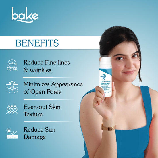 2.5% Retinoid Night Cream Bakuchiol Oil