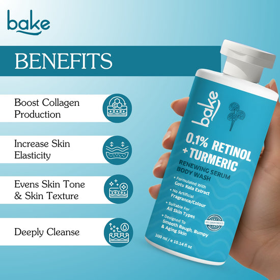 0.1% Retinol & Turmeric Renewing Serum Body Wash