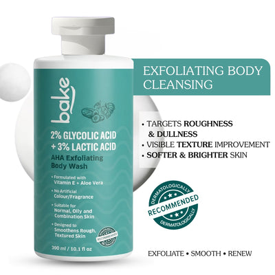 2% Glycolic & Lactic Acid Body Wash (300 ml)