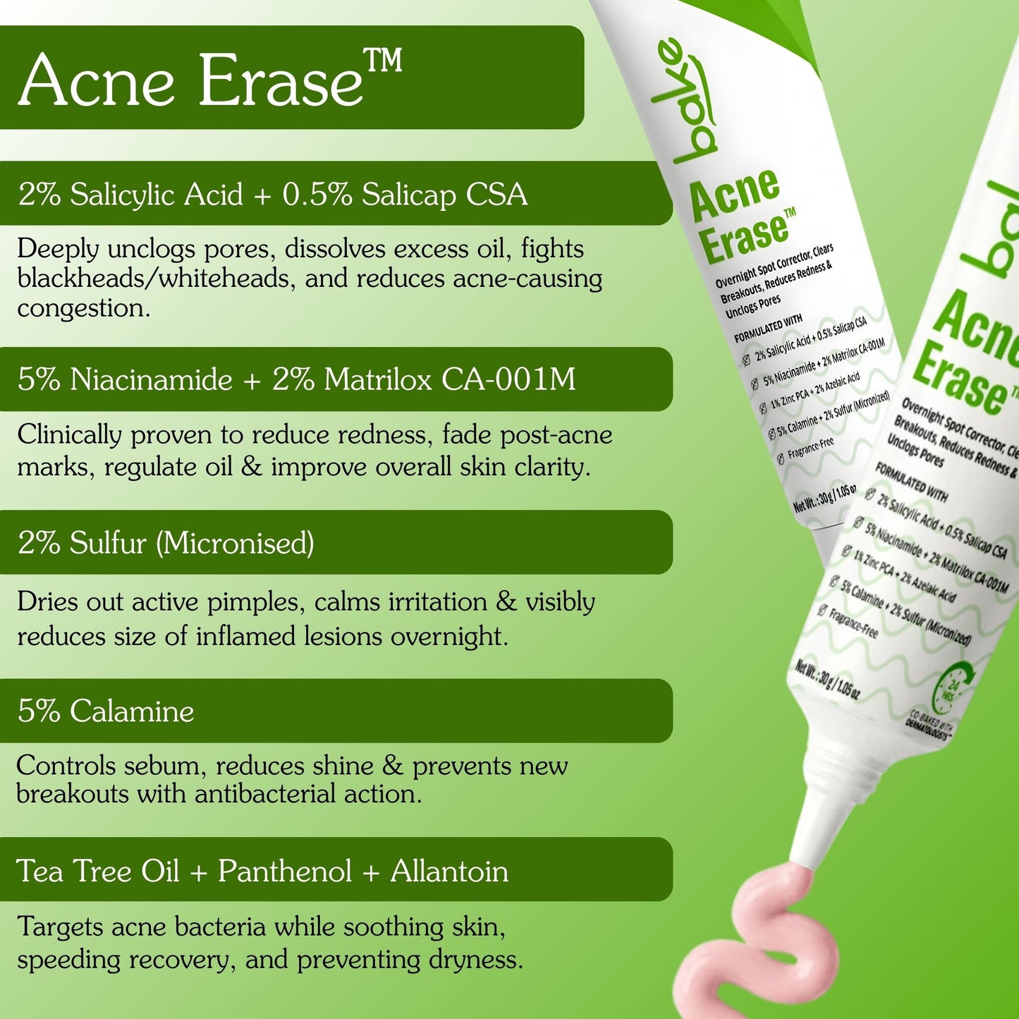 Acne Erase Overnight Spot Corrector Cream