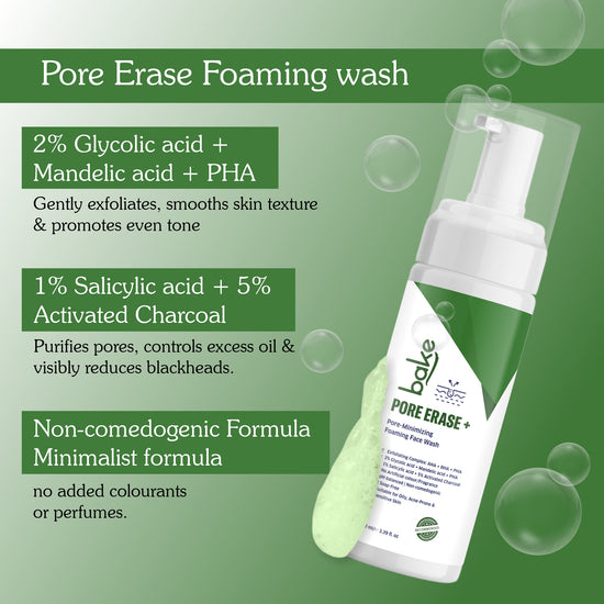 Pore Erase Foaming Face Wash