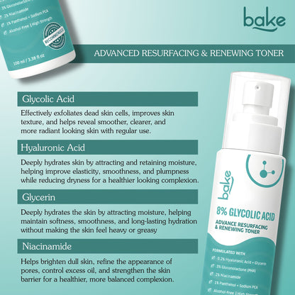 8% Glycolic Acid Advance Resurfacing & Renewing Toner