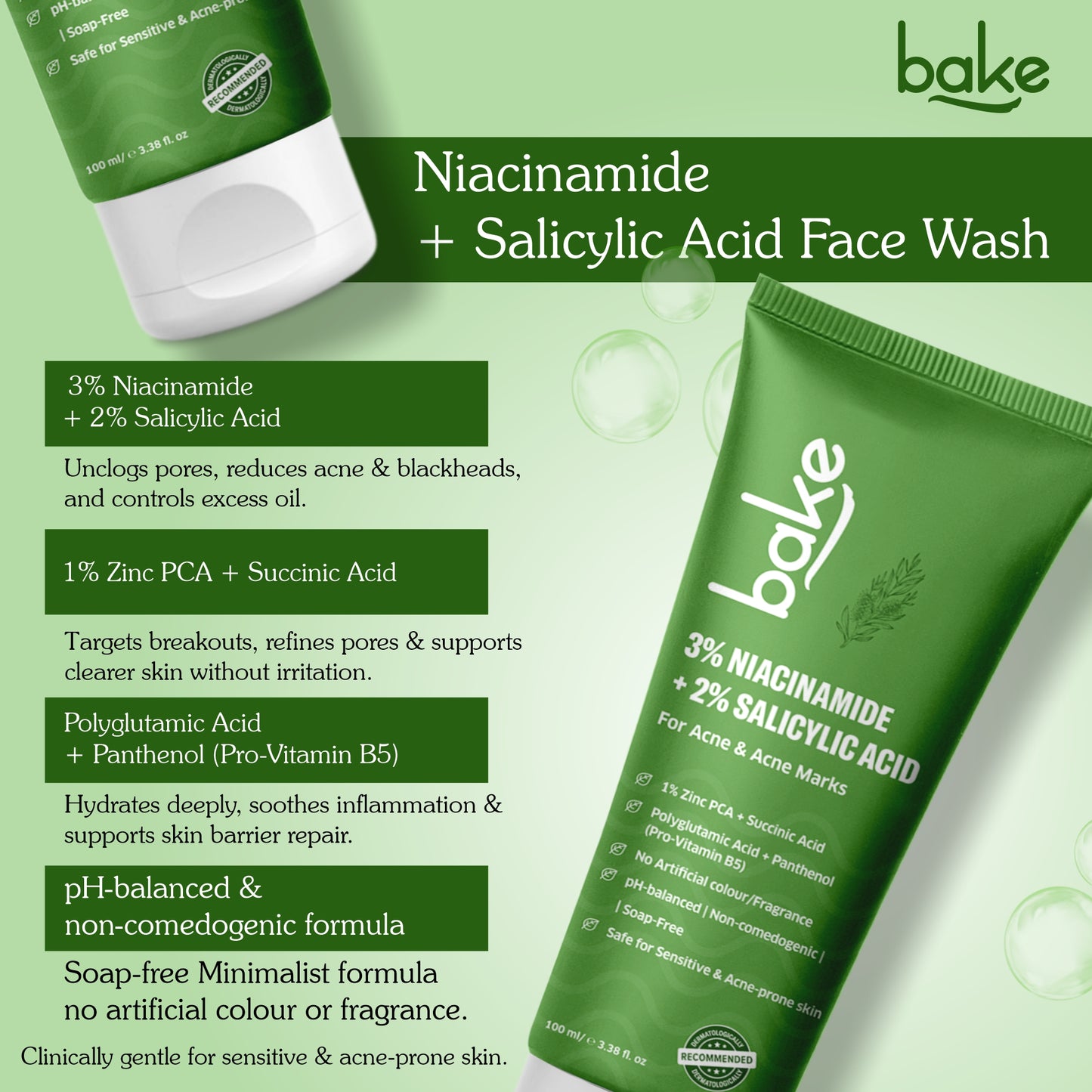 Acne Control Face Wash & Body Soap Combo