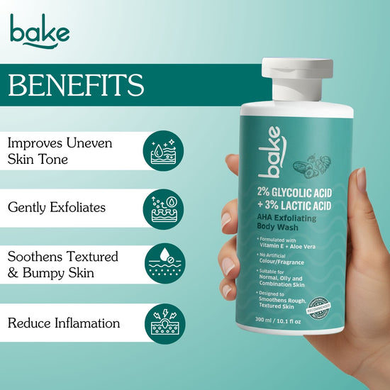 2% Glycolic & Lactic Acid Body Wash (300 ml)
