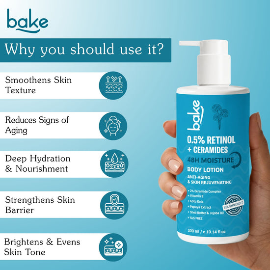 0.5% Retinol + Ceramides Body Lotion
