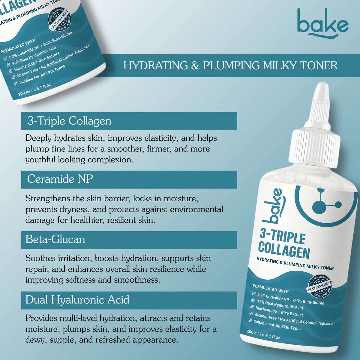 Triple Collagen Hydrating & Plumping Milky Toner