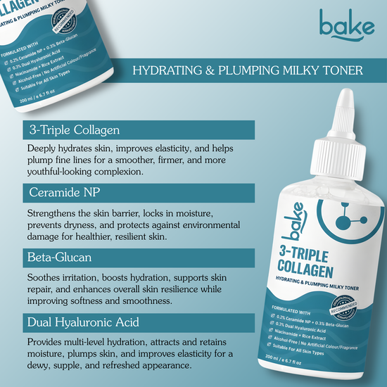 Triple Collagen Hydrating & Plumping Milky Toner
