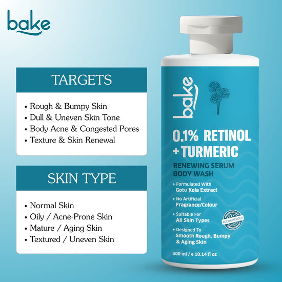 0.1% Retinol & Turmeric Renewing Serum Body Wash