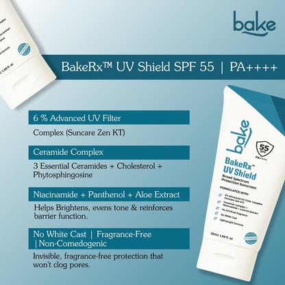 UV Shield Broad Spectrum Sunscreen SPF 55 PA++++