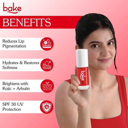 Beetroot Lip Oil with SPF 30 for Dark, Dull & Pigmented Lips