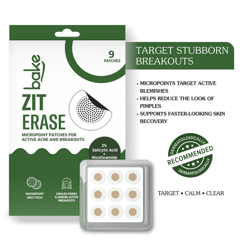 Zit Erase Micro point Patches for Active Acne & Breakouts - 9 Patches